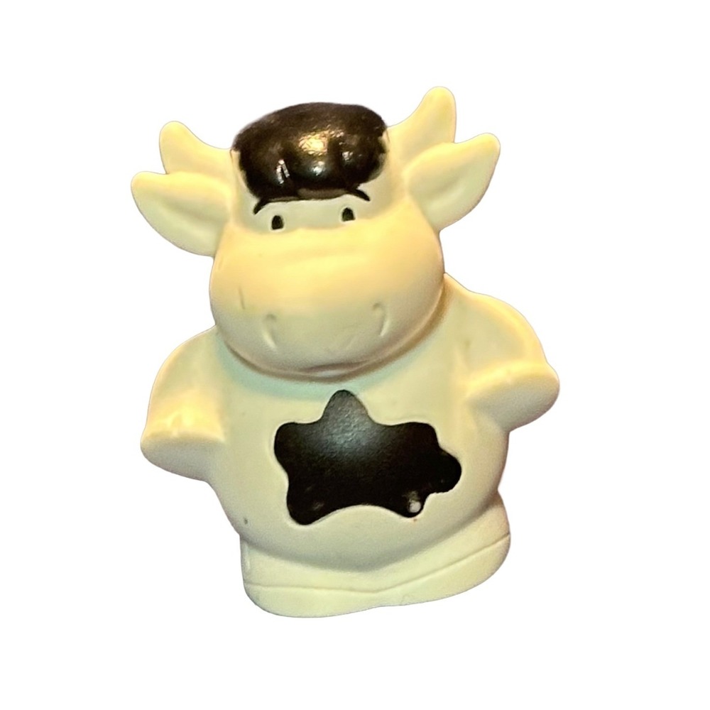 Ertl Cow Toy‎ Animal Hayride Replacement Figure Black White Spotted Farm